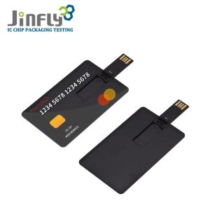 China Customized Gifts Credit Card Pen Drive 16gb 32gb 64gb Grade A wholesale