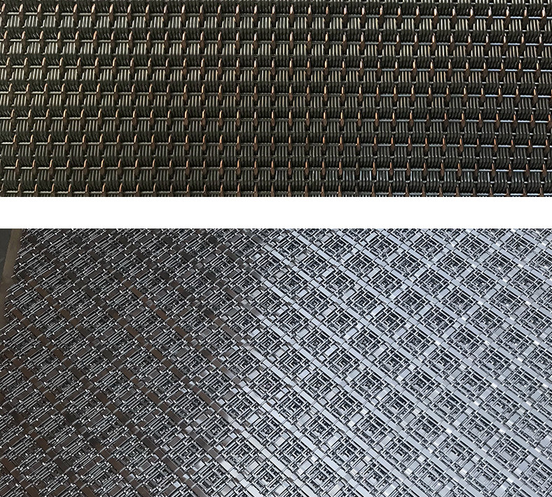 Stainless Steel Indoor Personalized Decorative Mesh For Cabinet Doors Decorative Wire Mesh Lowes