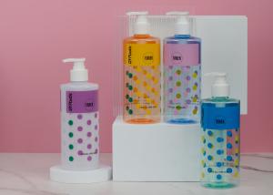 China 350ml 500ml Transparent PET Plastic Bottle With PP Lotion Pump wholesale