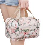 Personalised Printing Flower Design Beautiful Cosmetic Makeup Bag Set Fashion
