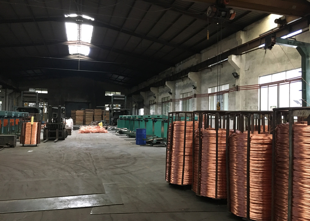 6000 Tons 8mm Continuous Copper Rod Casting Machine Oven Proction Line