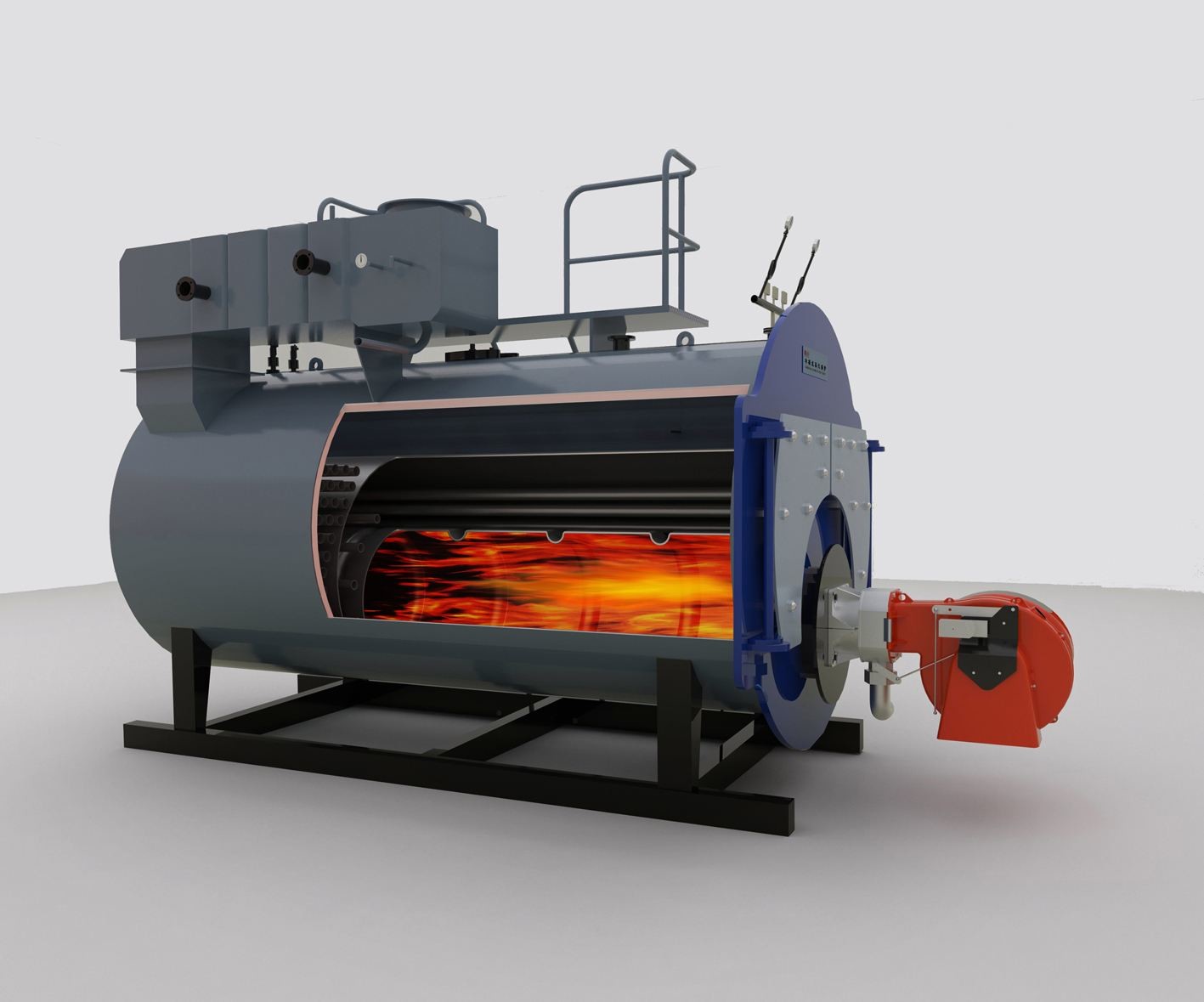 Packaged Gas Fired Condensing Boiler 1.0-1.25Mpa Working Pressure Optimized Design