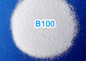 China B100 Size 125 - 180 μM Ceramic Blasting Media For Stainless Steel / Aluminum wholesale