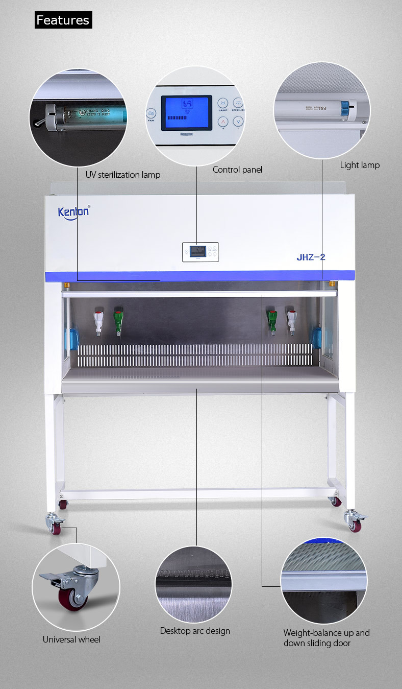 ISO Class 5 Laminar Air Flow Cabinet Vertical Laminar Air Flow Clean Bench For Lab