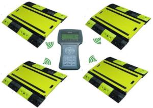 China Digital Aluminum Alloy 4PCS Wireless Portable Axle Scales weight scales wholesale