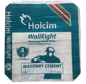 China White Cement BOPP Laminated PP Woven Bags Sugar Feed Rice wholesale