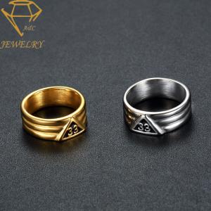 China Silver Scottish Rite Masonic Signet Ring wholesale