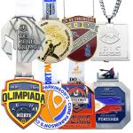 Metal Enamel Sports Medal Gold Silver Medal for Swimming Finisher Marathon