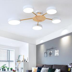China Bedroom living room ceiling chandelier bedroom nordic wooden ceiling light（WH-WA-18) wholesale