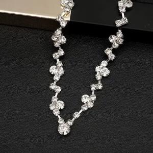 China Elegant Dangle Earrings And Link Bracelet Set 925 Sterling Silver Jewelry With AAA Cubic Zirconia wholesale