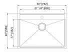 Anti Rust 304ss Top Mount Stainless Steel Kitchen Sink With Sound Dampening Pad