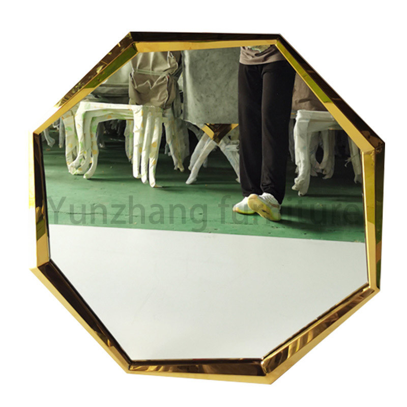 Luxurious Irregularly Tempered Mirror Glass Diamond Shaped For Cloakroom Bedroom