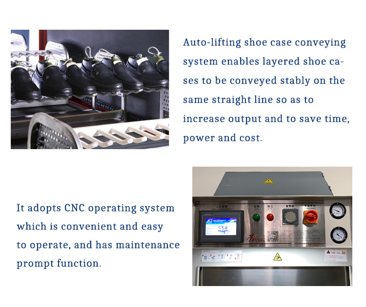 High Speed Shoe Shaping Machine Vacuum Cold Easy And Stable Operation