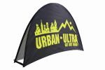 Foldable Advertising Banner Stands Half Moon Shape For Exhibition Party