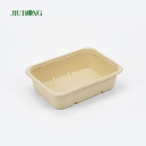 China Printed Sustainable Sugarcane Bagasse Food Box Greaseproof Paper wholesale
