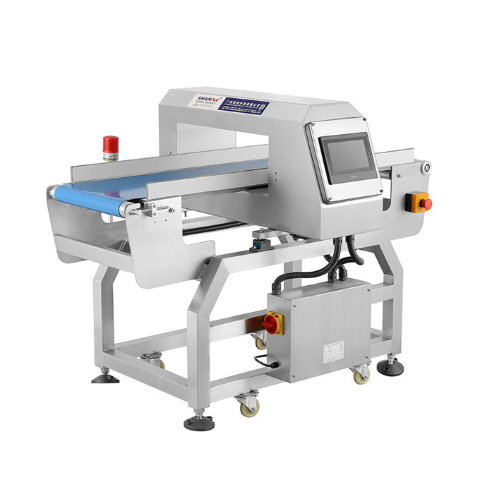 Online Adjustable Conveyor Speed Cakes Metal Detector For Food Packaging Line