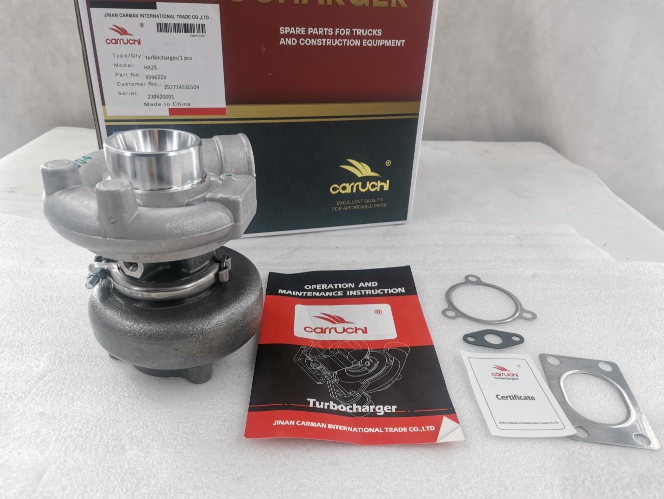 HX25 Turbocharger Accessory for 62.5KW Cumminss Generator Set in Construction Works