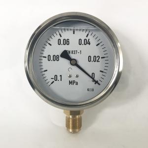 China 0.1 MPa Stainless Steel Pressure Gauge wholesale
