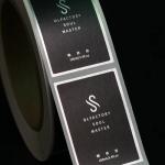 OEM Perfume Bottle Sticker Label Custom Logo CMYK Print Die Cut Stickers