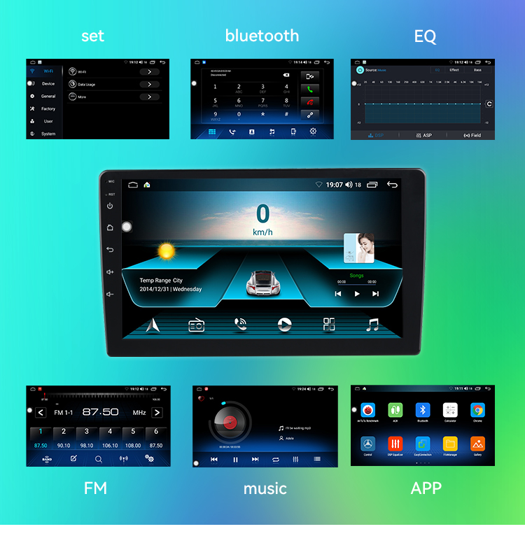 10 Inch Bluetooth Video Car Stereo BT Android Gps Navigation For NISSAN SYLPHY