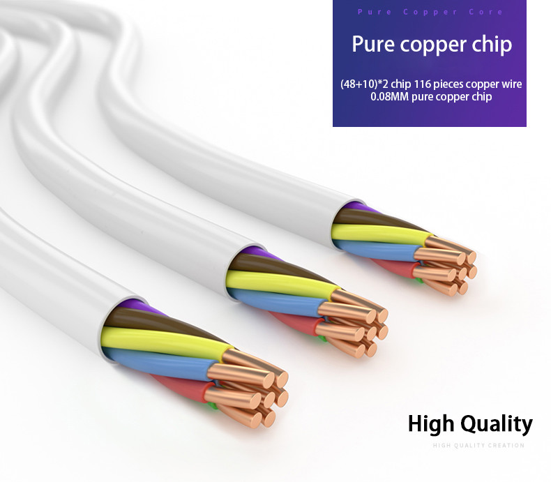 3 In 1 Extendable USB 2.0 Charging Cable For Iphone Micro Type C