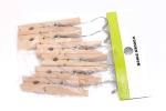 Betterall Wooden photo Clips Wood mini Clips Wood Peg Clothespins