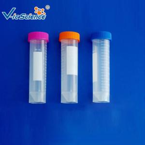 China Professional Lab Consumables 50ml Flat Bottom Plastic Centrifuge Tube wholesale
