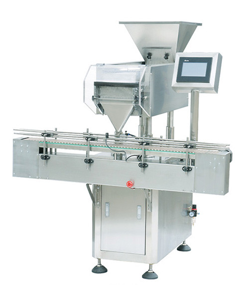 8 Lanes Bottle Filling And Capping Machine For Capsule Tablet 10-30 Bottles/Min