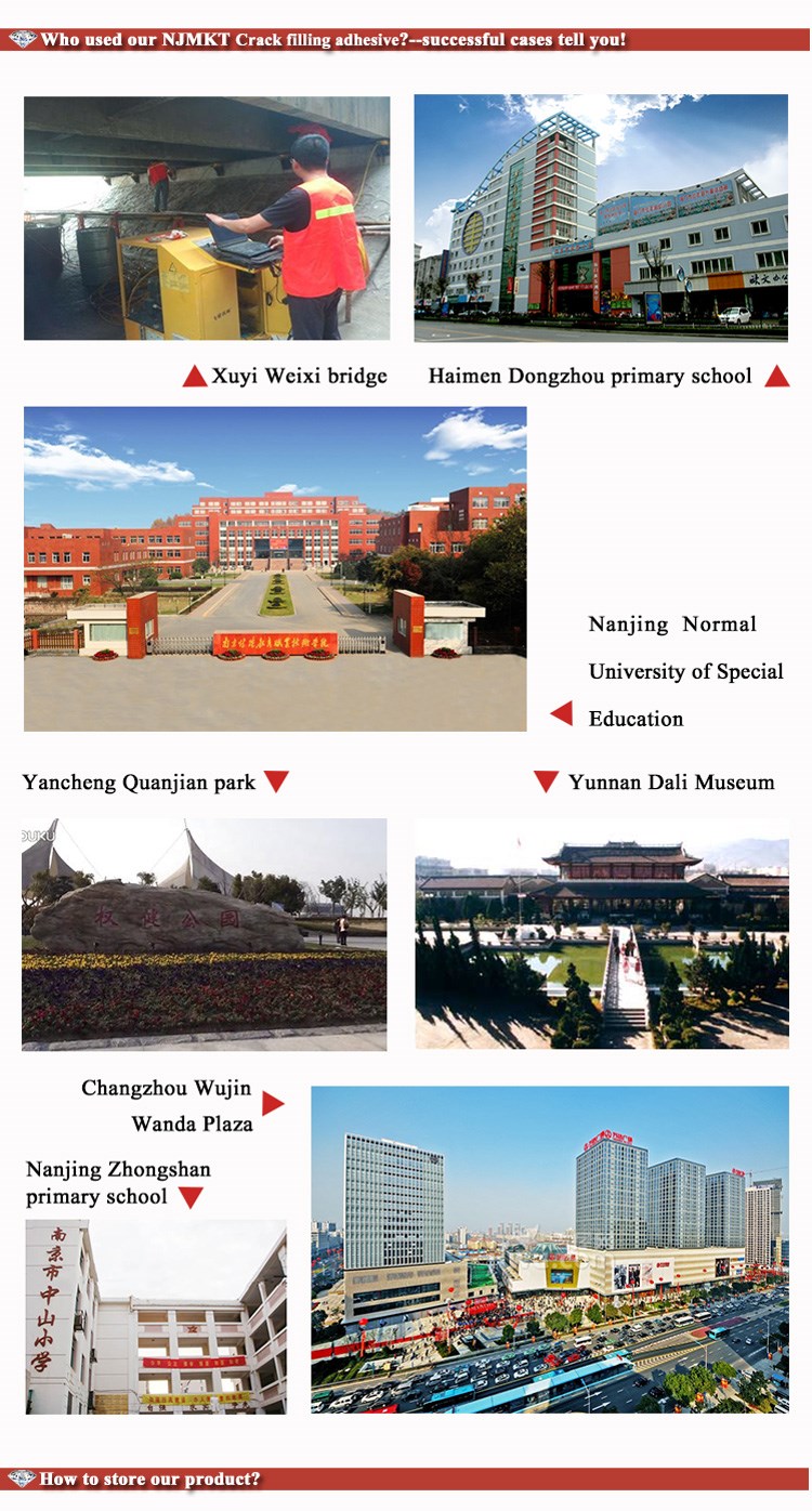 NJMKT High Bonding Power Bond Adhesive Main Raw Material Epoxy Resin For Construction