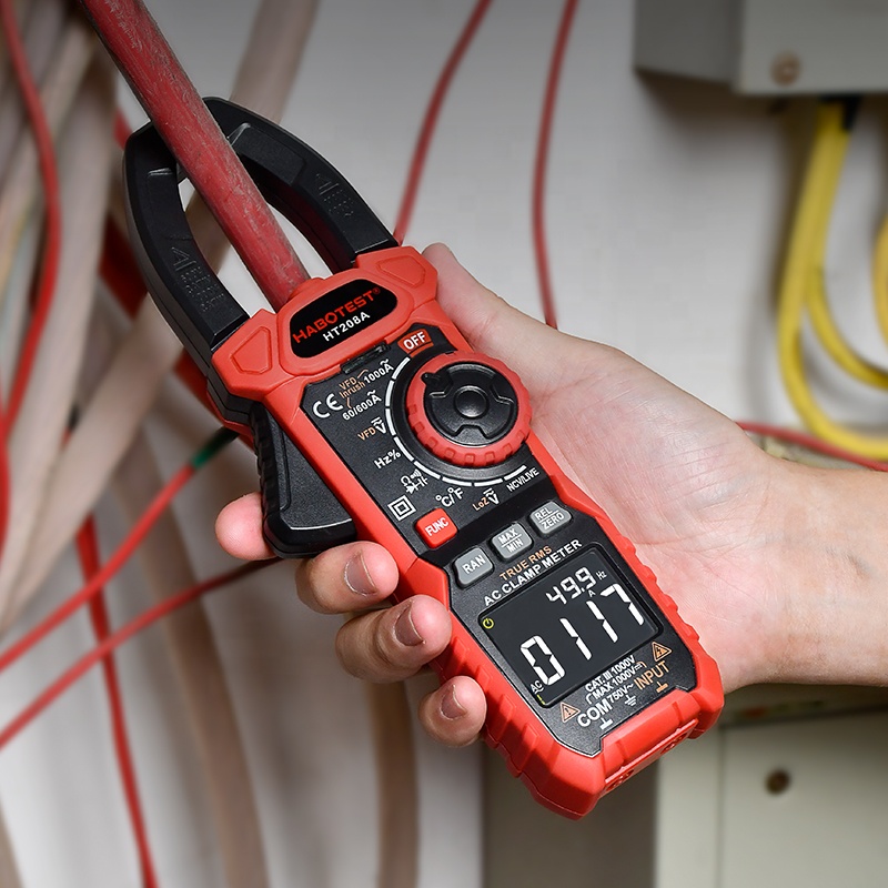 1000V Digital Multimeter Clamp Type 1000 Amp with Flashlight