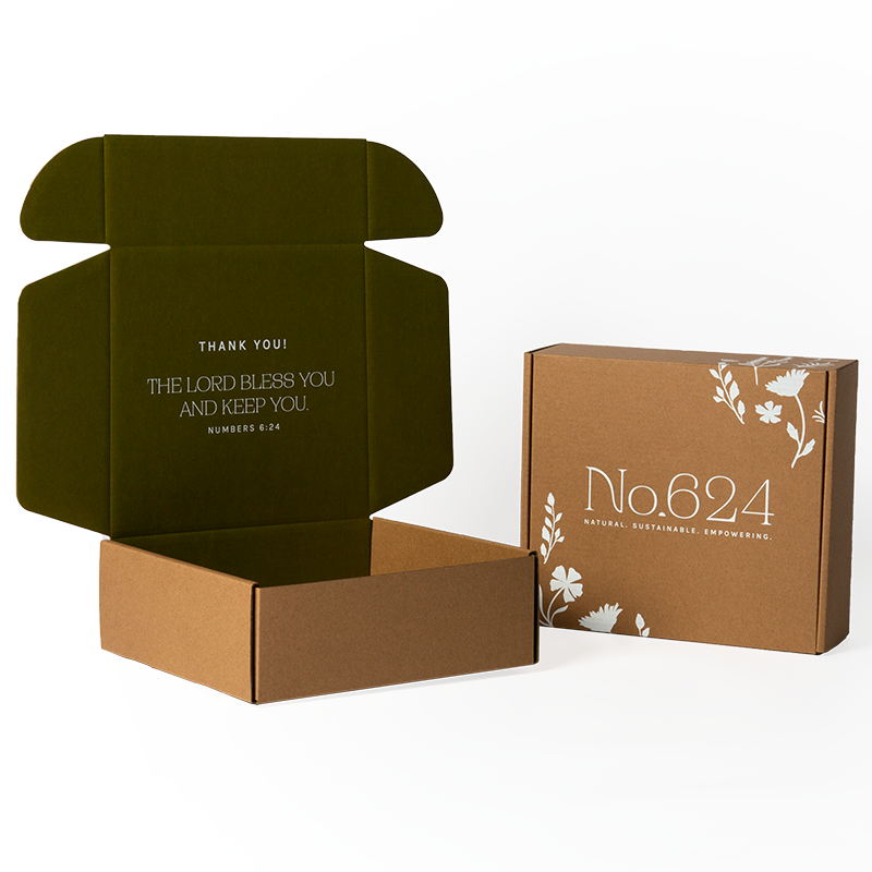 Underwear Packaging Boxes Kraft Cardboard Silk Screen White Ink Design Custom Size