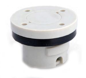 China Waterproof White Plastic Blanking Plugs , Car Battery Threaded Plastic Caps wholesale