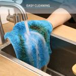 Kitchen Dish Cloths Dish Towels Super Absorbent Coral Fleece Cloth Premium