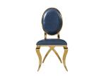 ISO18001 Wear Resistant Leather Padded Dining Chairs