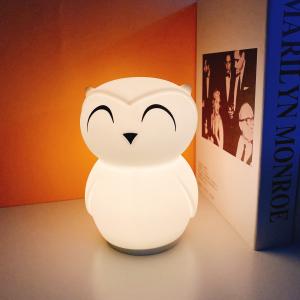 China Custom Logo Silicone Dimmable Color Changing Owl Night Lamp for Baby Gift Home Decor wholesale