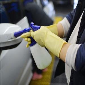 China Yellow Reusable Industrial Rubber Gloves Multi Purpose Wrist Protection wholesale