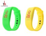 Candy Color Digital Led Sports Watch Silicone Bracelet Watch Waterproof