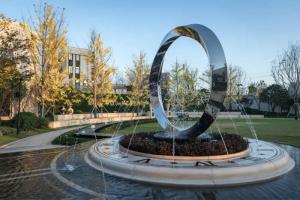 China Large Decorative Metal Sculpture Art SS 316L Customized For Garden wholesale