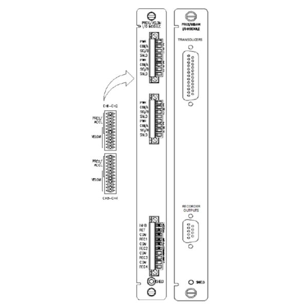 3500/70M 176449-09 Bently Nevada Recip Impulse Velocity Monitor