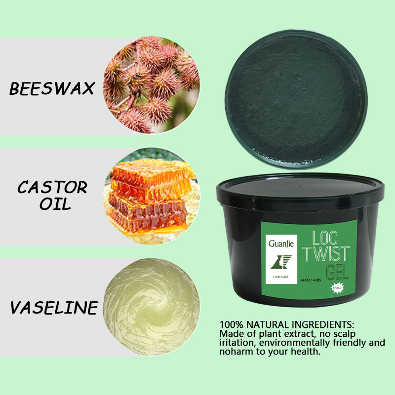 Private Label Hair Care Shea Butter Braid Gel No Flake Loc And Braid Gel Extra Hold Loc And Twist Gel