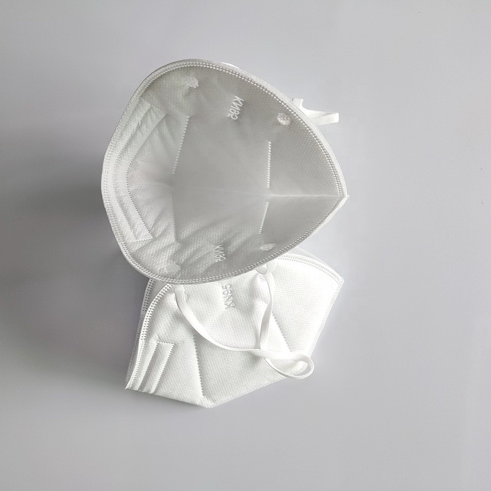High Bacteria Filtration FFP2 Face Mask Odour Less Breathable 50Pcs Per Bag