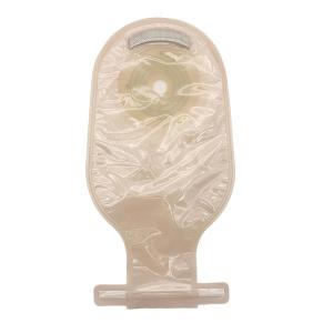 China Medical One Piece Ostomy Bag Hydrocolloid Barrier Size 60mm Colostomy Bag wholesale