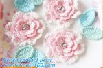 crochet flower necklace, crochet collar necklace, necklace, Crochet Flower