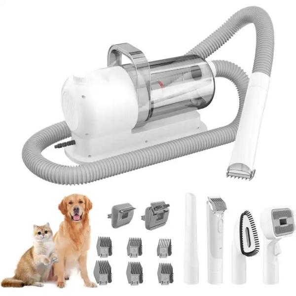 Low Noise Pet Grooming Vacuum Electric Clippers for Easy and Stress-Free