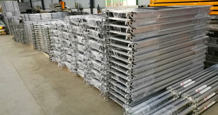 6061-T6 Aluminum Scaffold Plank 200kg/sqm for Building Construction