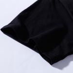 Black Anime Cartoon Printing Sublimated Men Tee Tops