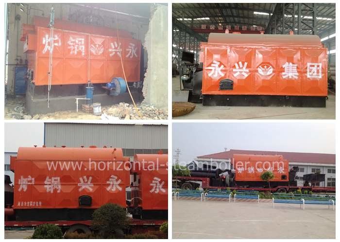 Single Drum Coal Fired Steam Boiler High Capacity 1 Ton 2 Ton Per Hour