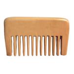 Portable Beard Handmade Wooden Comb Mahogany Bimonthly Straight