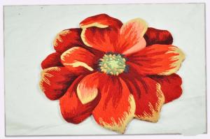 China Beautiful Blooming Flowers Handtufted Acrylic Carpet and Rug wholesale