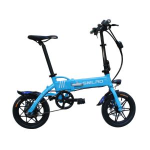 China 250W 14 Inch Mini Folding Electric Bike For Adult Aluminum Alloy Frame wholesale